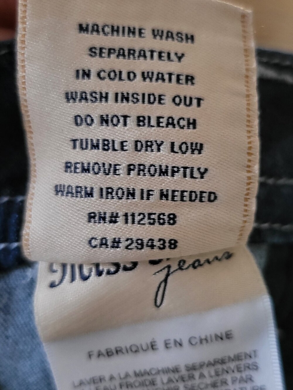 Miss Me Dark Blue Skinny Jeans with Subtle Fading - Picture 12 of 12